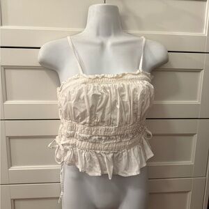 Free people blouse white small